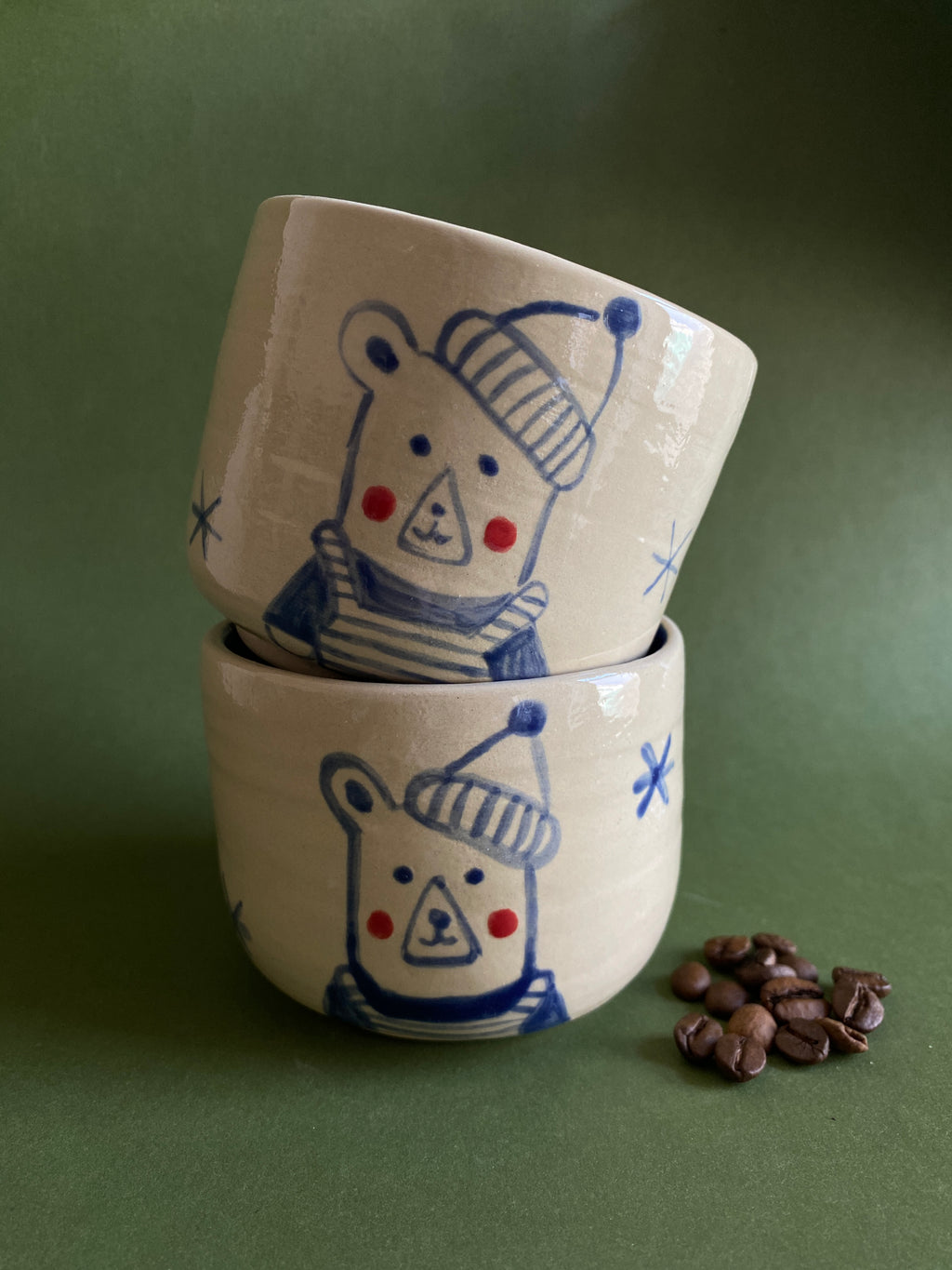 cappuccino mug showing bears